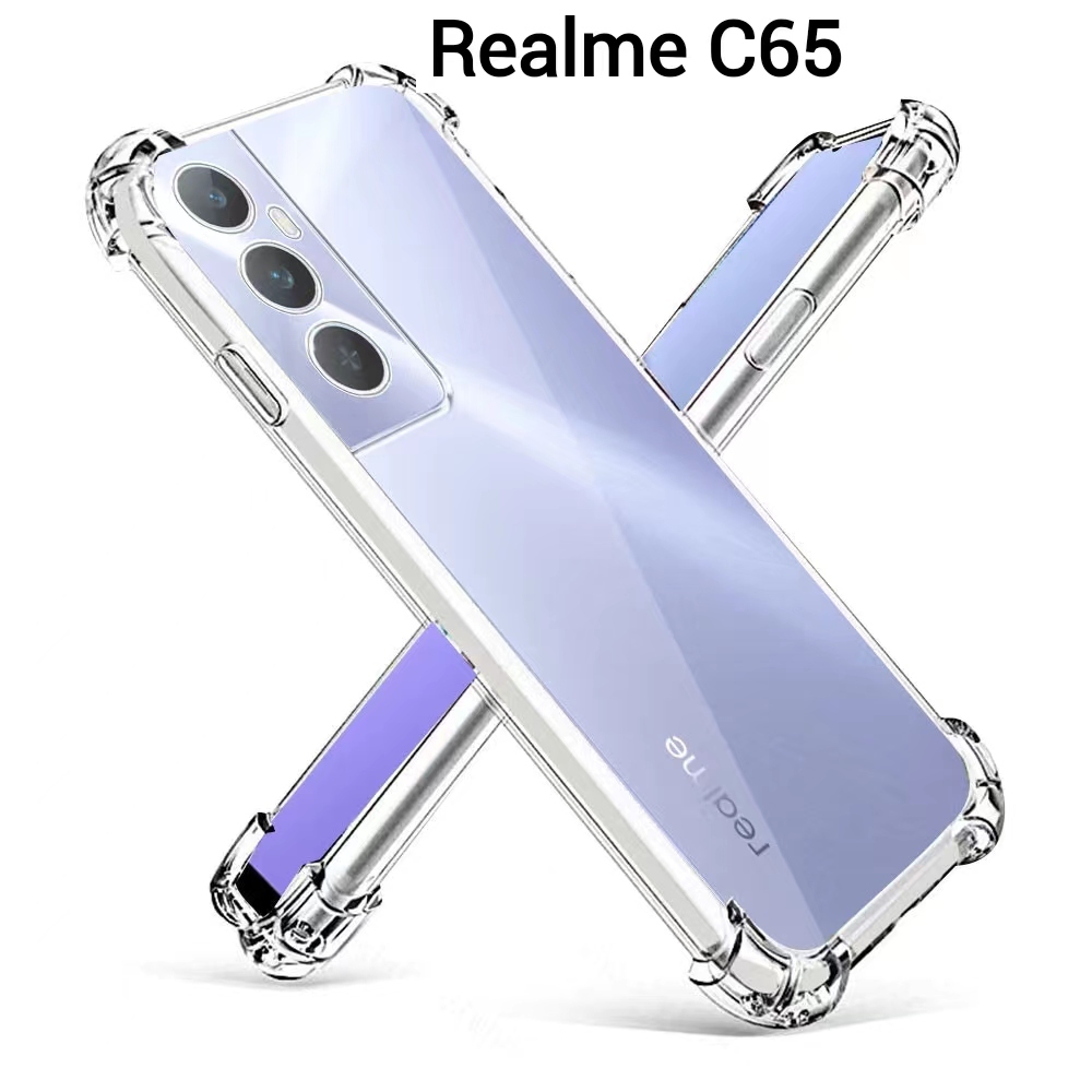 Realme C75x/Realme C75/Realme C65ตรงรุ่น(พร้อมส่งในไทย)เคสTPUใสกันกระแทกแบบคลุมกล้องOPPO Realme C65