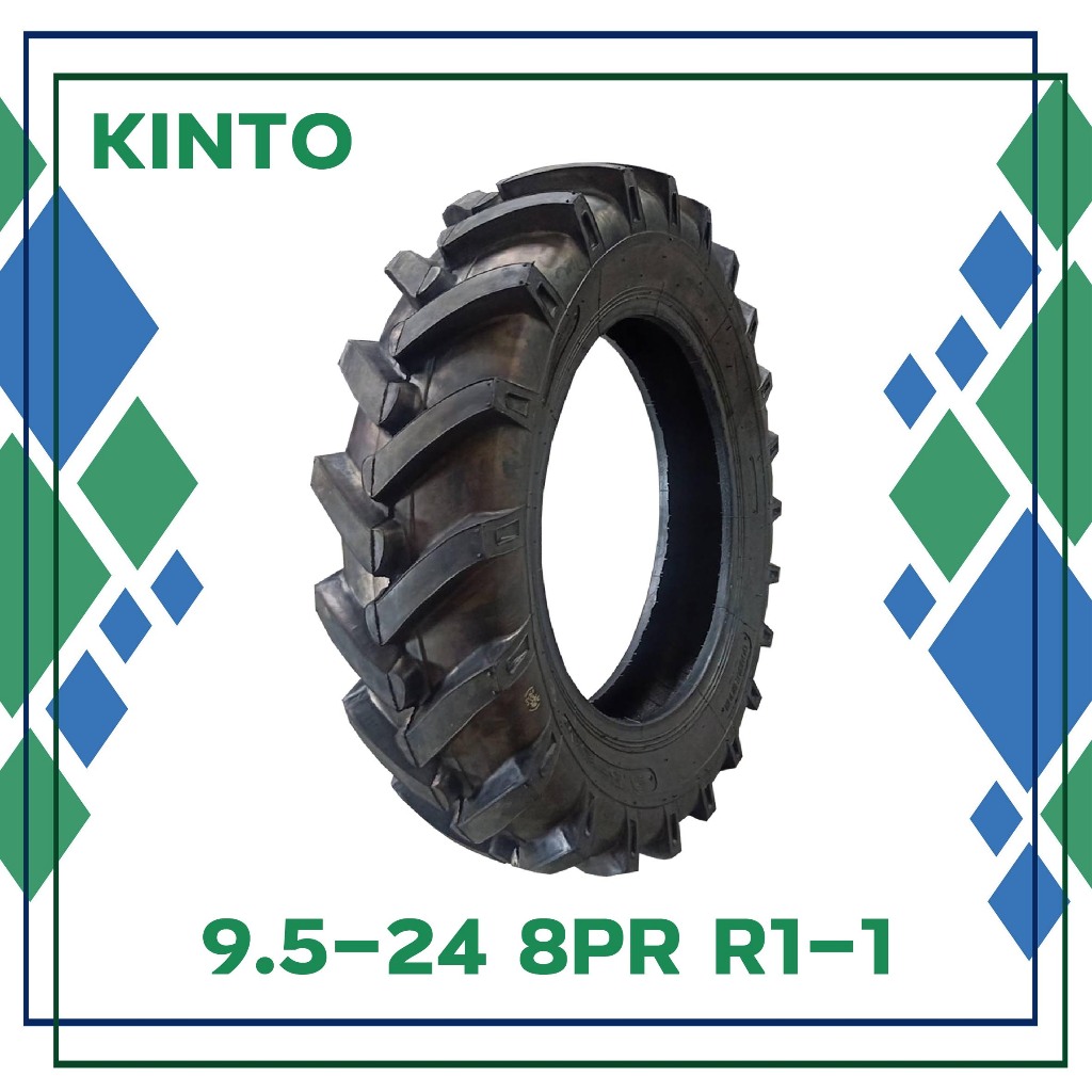 ยางรถไถ 9.5-24 KINTO 8PR R1-1