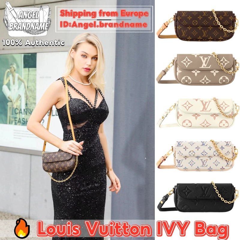 🆕🔥หลุยส์วิตตอง Louis Vuitton Pochette IVY Bag #Ivy #Pochette Felicie #Pochette Accessoires กระเป๋าสะพายไหล่