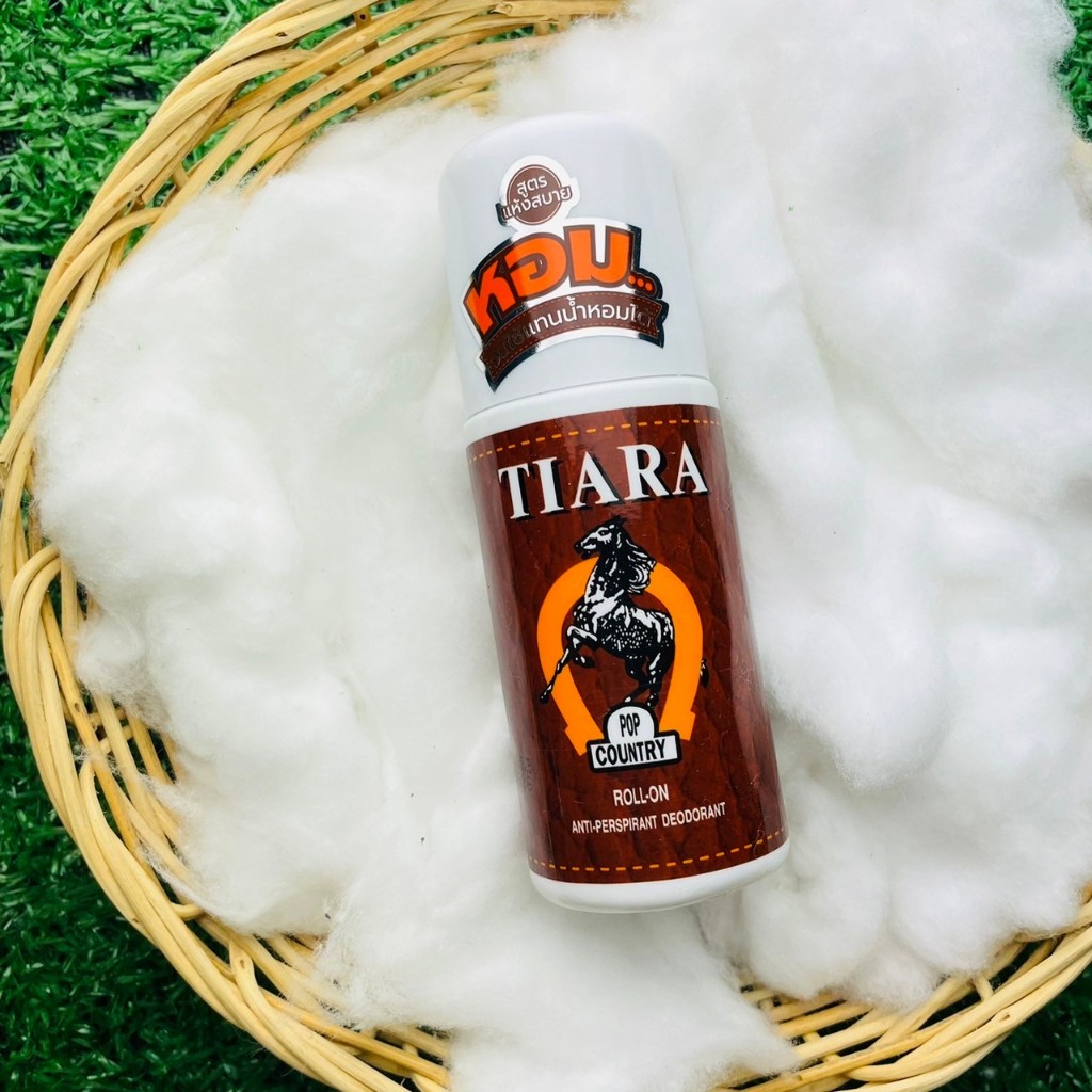 🐎โรลออนม้า TIARA Roll-on โรลออน สูตรแห้งสบาย เทียร่า ป็อป คันทรี่ 🐎