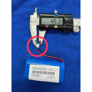 แบตเตอรี่7.4V18650 3600mah(2พิน/3พิน)
