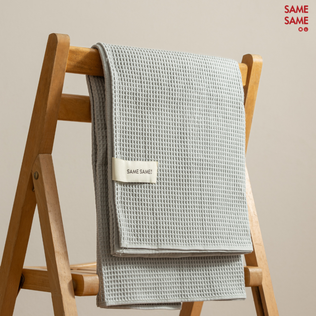 ผ้าเช็ดตัววาฟเฟิลเอ็กซ์ตร้าไซส์ พร้อมส่ง ผ้าขนหนูแห้งไวSamesame ผ้าสไตล์ญี่ปุ่น ผ้าขนหนูผืนใหญ่