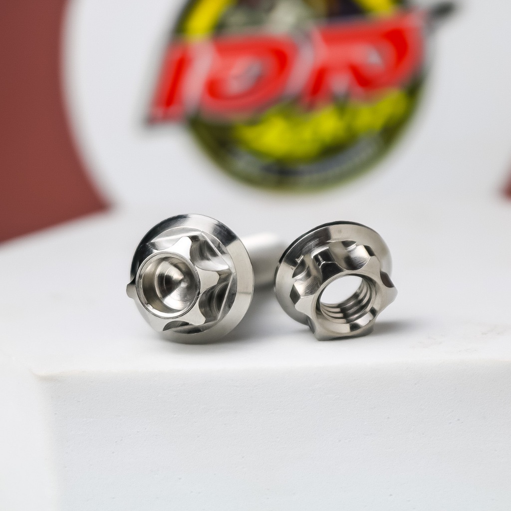 น็อตยึดท่อ(ลายเฟืองเลส) งานสแตนเลสแท้ เวฟ ดรีม โซนิค เทน่า แดช - รูปที่ 4