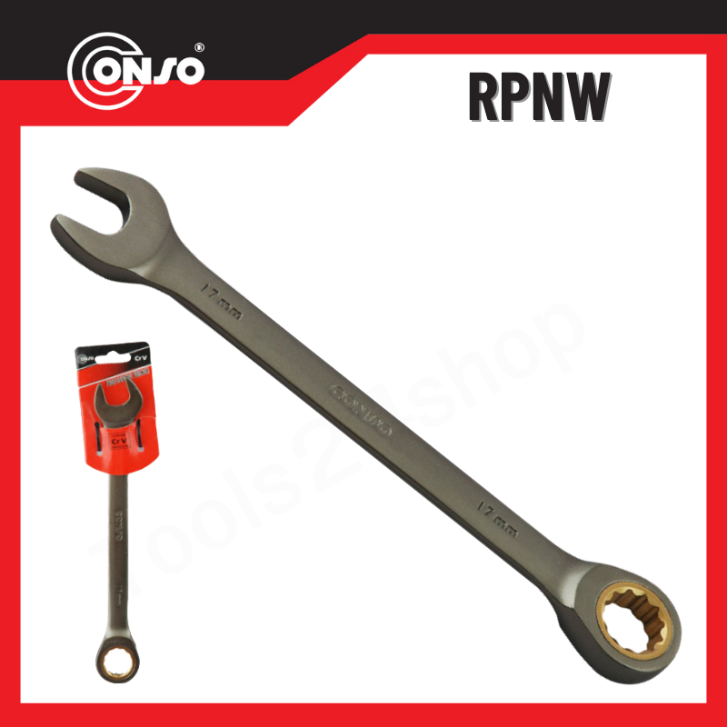 CONSO ประแจแหวนข้างปากตาย ฟรีสปีด ข้างเดียว ขนาด 6 - 24 mm. No.RPNW