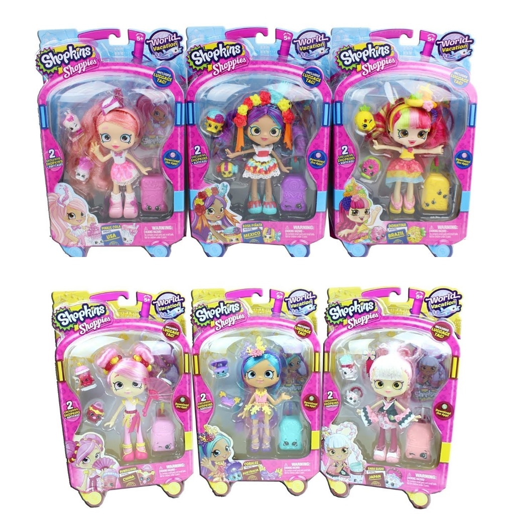 ตุ๊กตา Shopkins Shoppie World Vacations