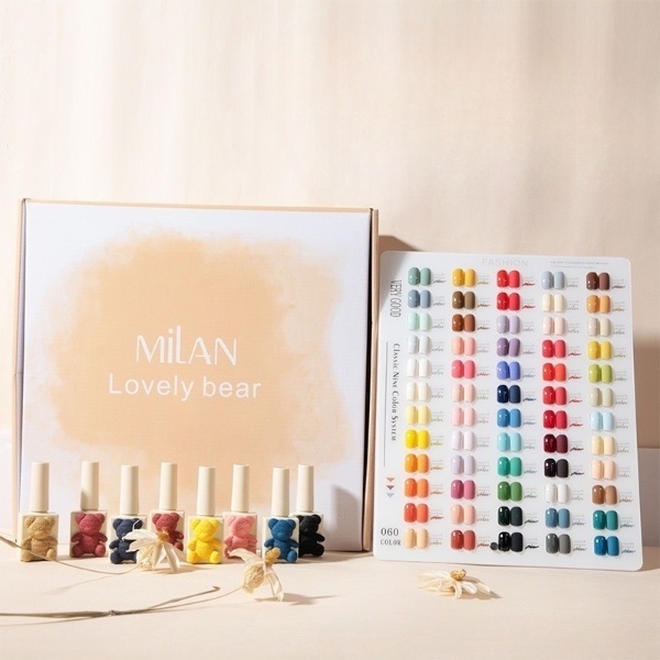 แยกขวด / Very Good nail สีเจลหมีครีม 60 สีแน่น