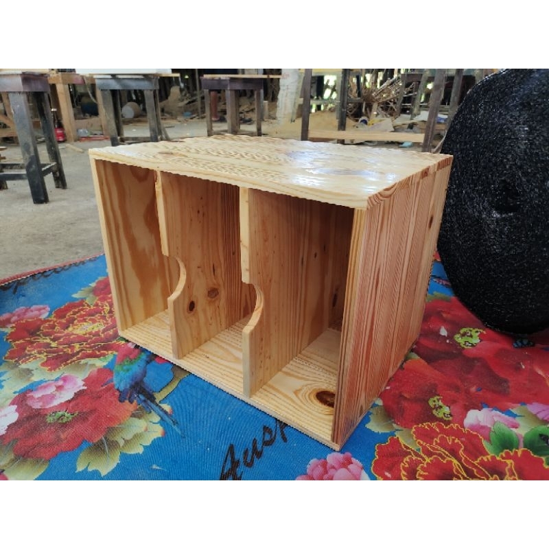 กล่องเก็บแผ่นเสียง 12" วางซ้อนได้