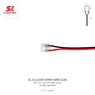 SL LIGHTING | ตัวต่อไฟเส้น LED Strip Connector ต่อเป็นตัว L 2 ทาง 90°,ต่อเป็นตัว T 3 ทาง,ต่อเป็นทางตรง,เป็นตัว WIREสายไฟ