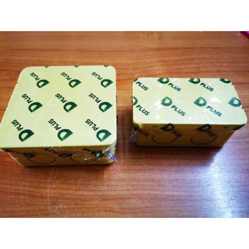 กล่องพักสายไฟ2x4และ4x4เหลือง