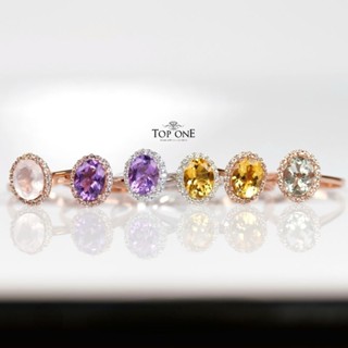 Top1jewelry พลอยแท้ Amethyst Citrine Rose Quartz Green Ameth…