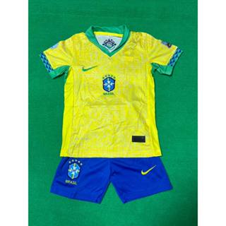 ชุดกีฬาเด็ก ชุดเด็ก ชุดฟุตบอลเด็ก เนื้อผ้าดีใส่สบาย บราซิล ล…