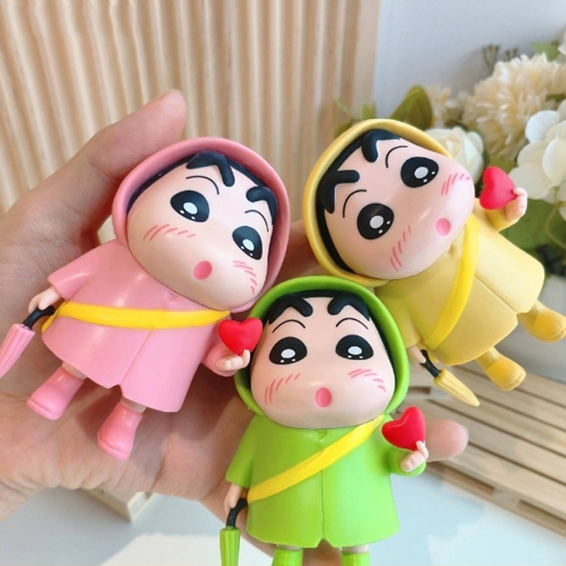 พร้อมส่ง เครยอนชินจัง Crayon Shin chan ใหม่ โมเดลฟิกเกอร์ คอสเพลย์ชินจัง ขนาด 10 ซม. สําหรับตกแต่งห้อง