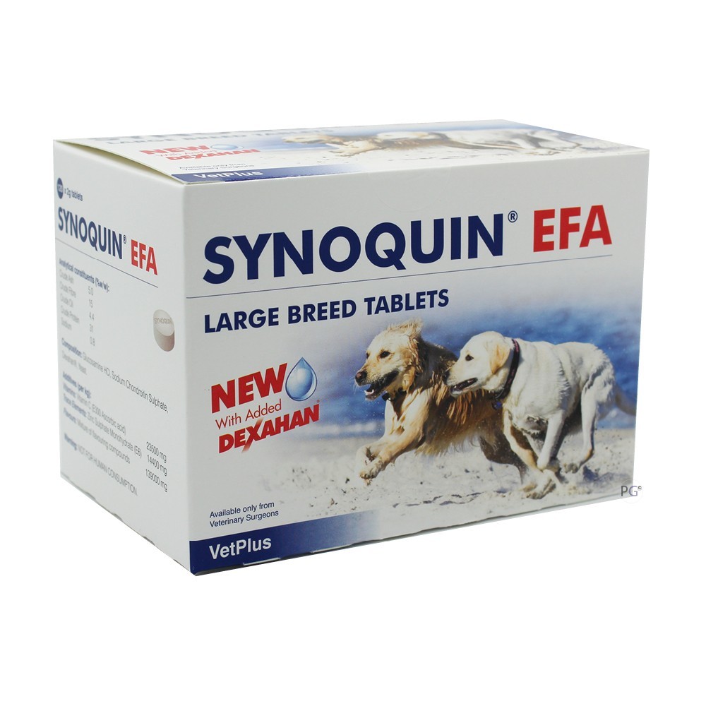 Synoquin large breed 30 เม็ด อาหารเสริมข้อและกระดูกสุนัข