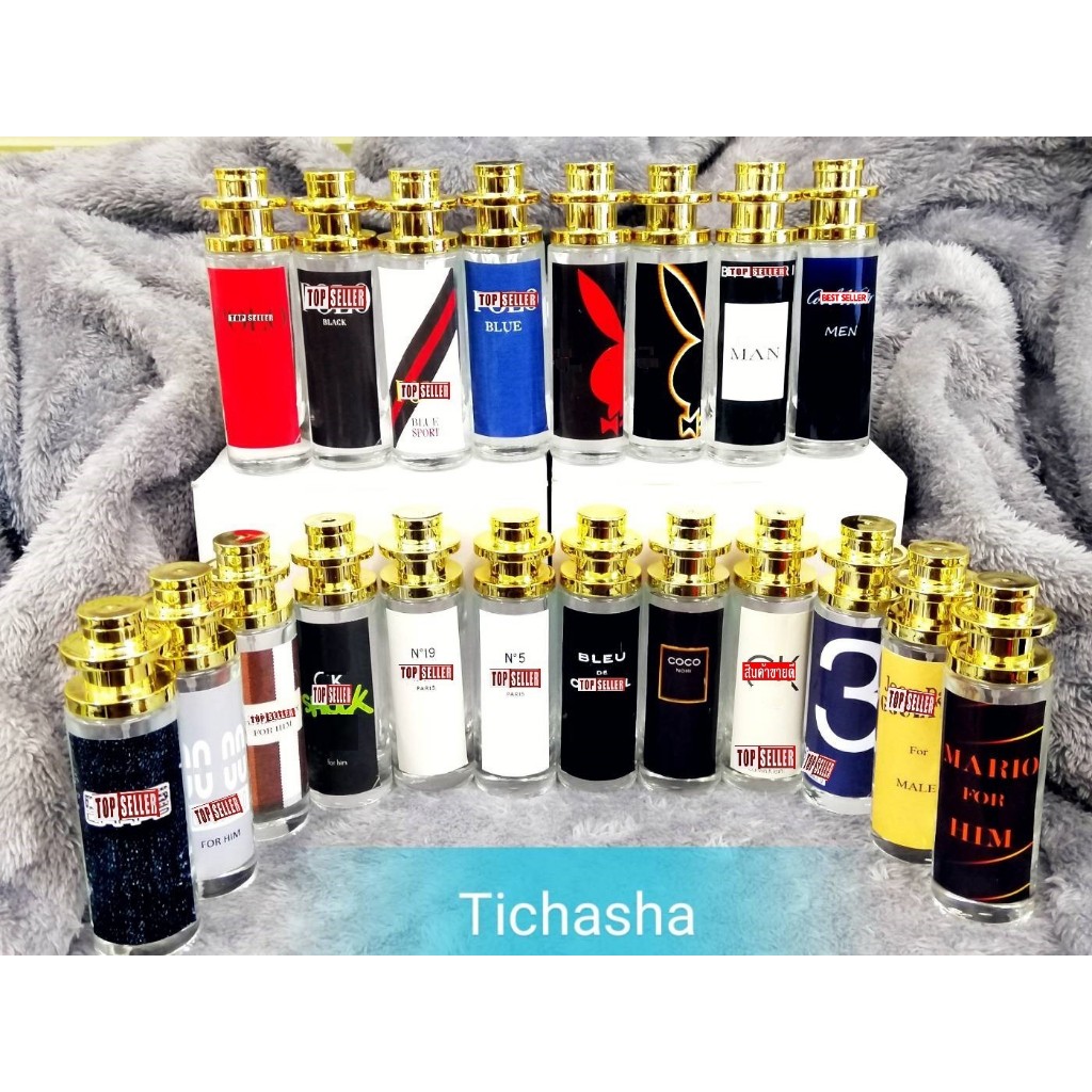 น้ำหอมชาย **รวมกลิ่นน้ำหอม สำหรับผู้ชาย ยอดฮิต ขนาด 10ML,35ML
