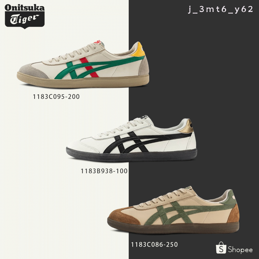 [ ของแท้ 100%] Onitsuka Tiger Tokuten รองเท้าลําลอง 1183C095-200/1183B938-100/1183C086-250 รองเท้าวิ่ง