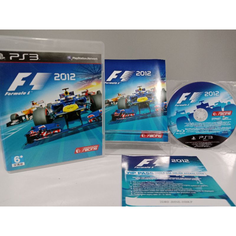 แผ่นเกมส์ Ps3 - Formula 1 : F1 2012 (Playstation 3) (อังกฤษ)