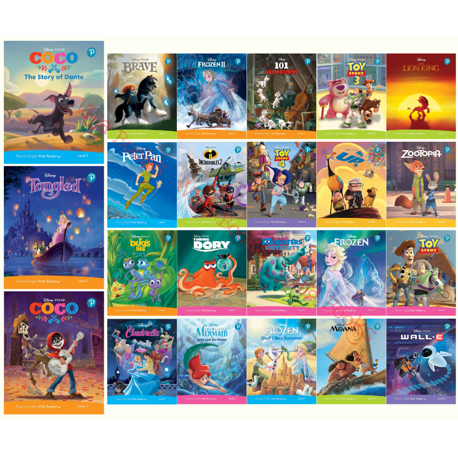 Pearson English Kids Readers Level 1-6 Disney หนังสือเด็ก ฝึกอ่าน ภาษาอังกฤษ ปกอ่อน เลือกเล่มได้ [Z]