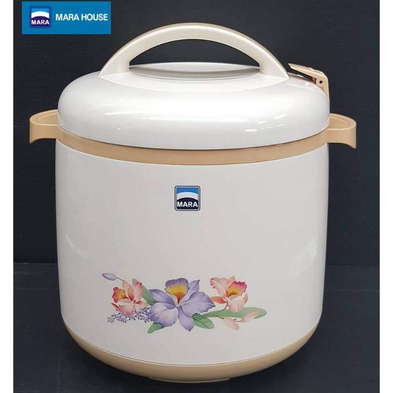 แถม ช้อน ส้อม 6 คู่ ซื้อหม้อตุ๋นไร้สายไฟฟ้า MARA ขนาด 6 ลิตร ใส่อาหารที่ต้ม ตุ๋นทำเสร็จ ใส่หม้อตุ๋นนี้เก็บความร้อนได้นาน ราคาถูก Shopee Lazada