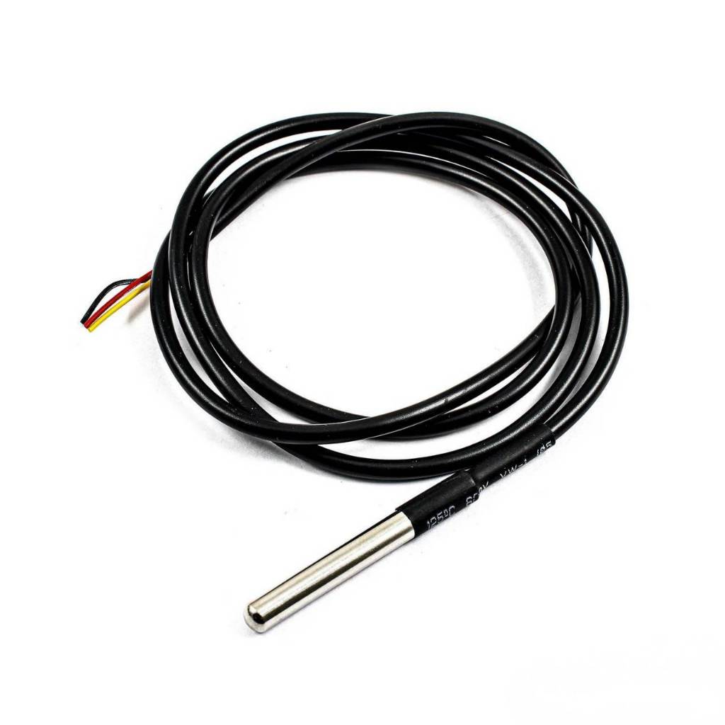 DS18B20 Temperature Sensor - Waterproof Probe, 1m