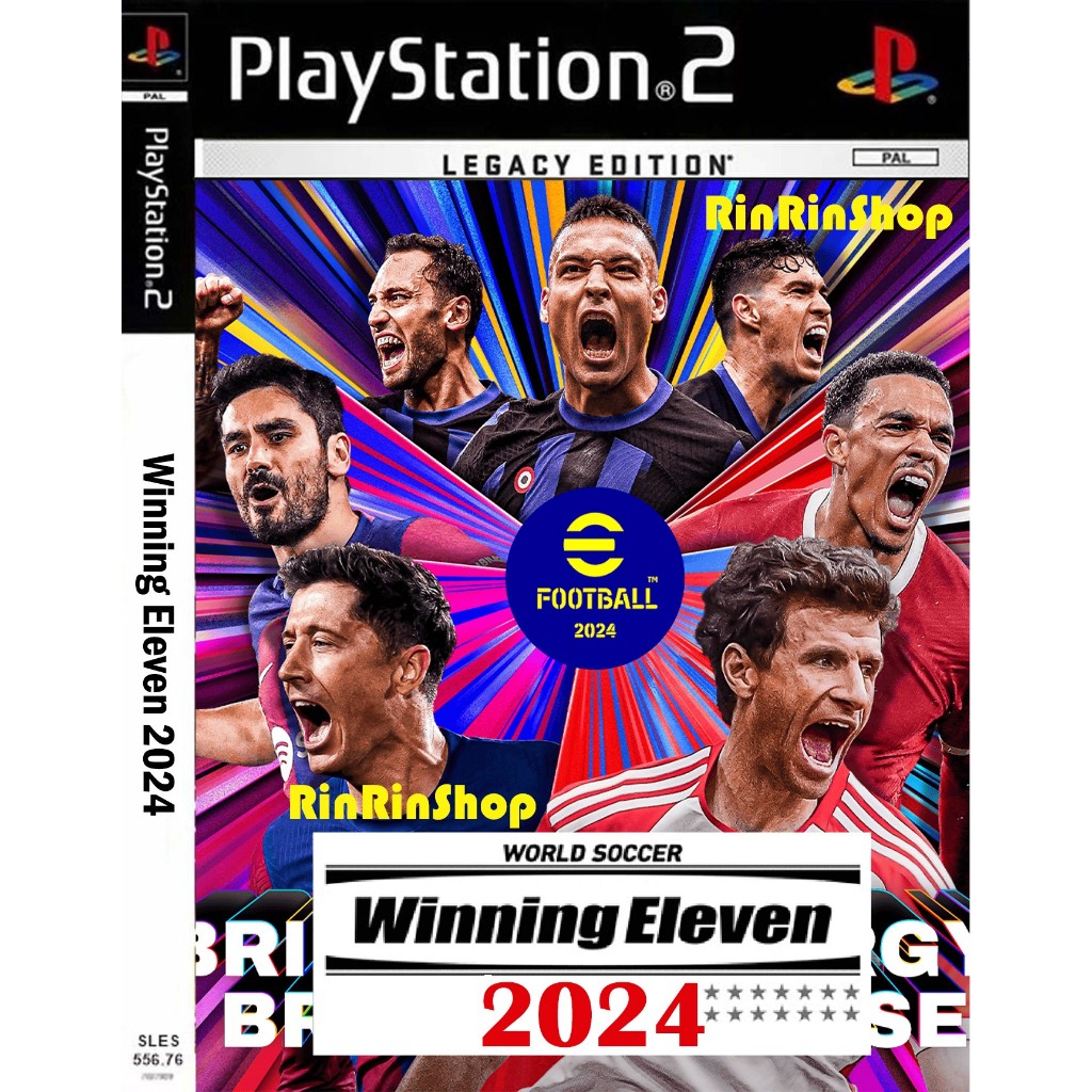 แผ่นเกมส์ Winning Eleven 2024 V.3 Winter Transfer Playstation 2 คุณภาพสูง ราคาถูก