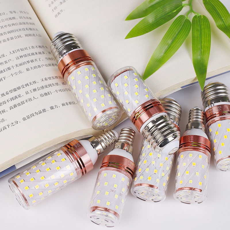 led Light Bulb  ติดบ้าน หลอดข้าวโพด  หลอดไฟ  LED  E27 12W  ประหยัดพลังงานข้าวโพด  หลอดไฟติดห้อง หลอดไฟข้าวโพด