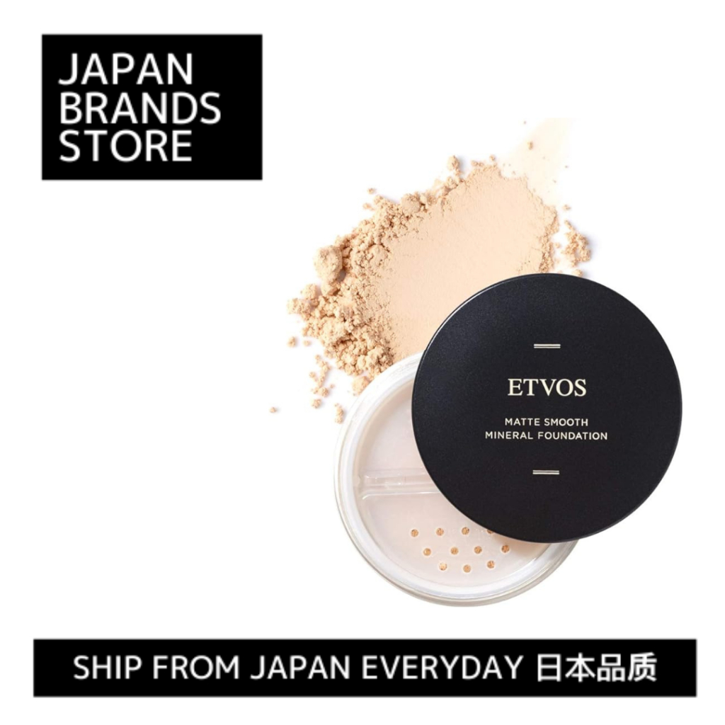 [Ship from Japan Direct]ETVOS Matte Smooth Mineral Foundation 4 colors/Shipped from Japan/Japanese Quality/Japanese brand/ส่งจากญี่ปุ่น/คุณภาพญี่ปุ่น/แบรนด์ญี่ปุ่น