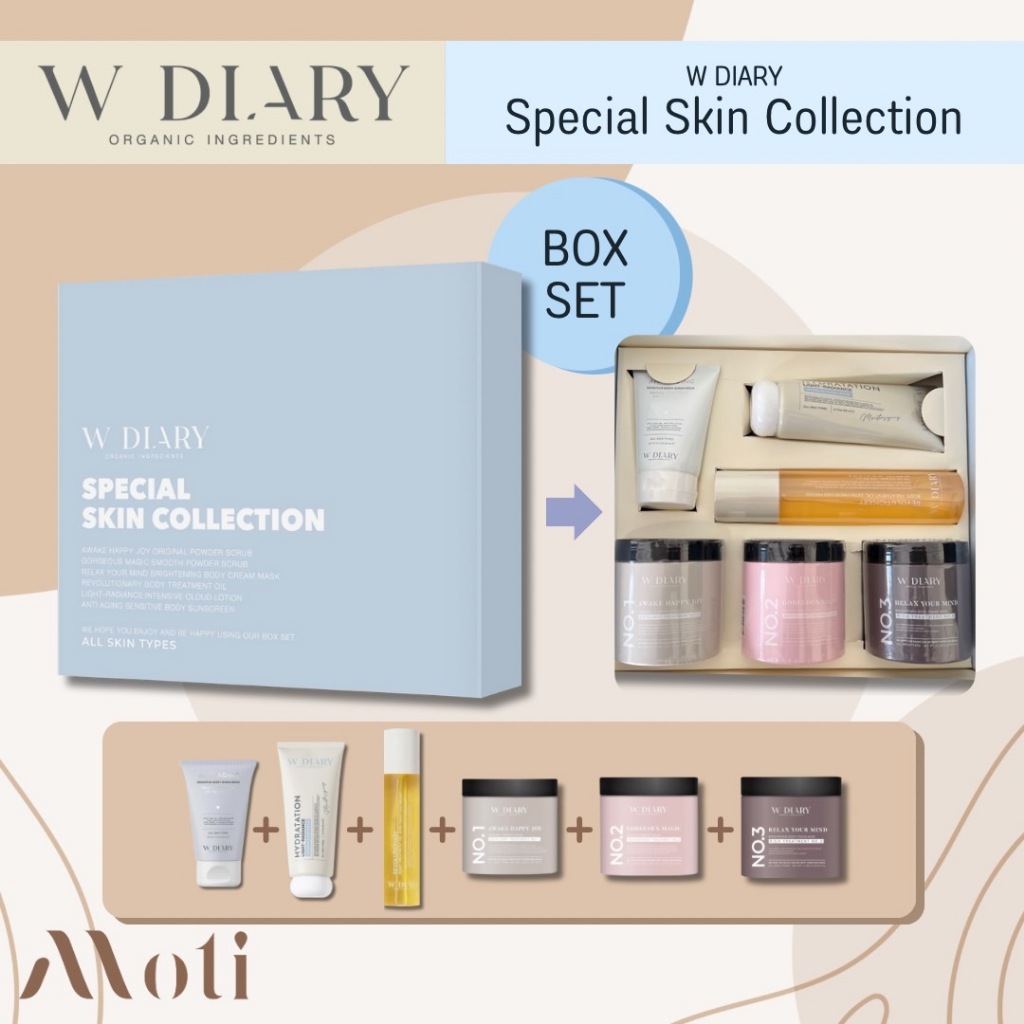 W DIARY  Product Information Section Special Skin Collection : Boxset By WDiary