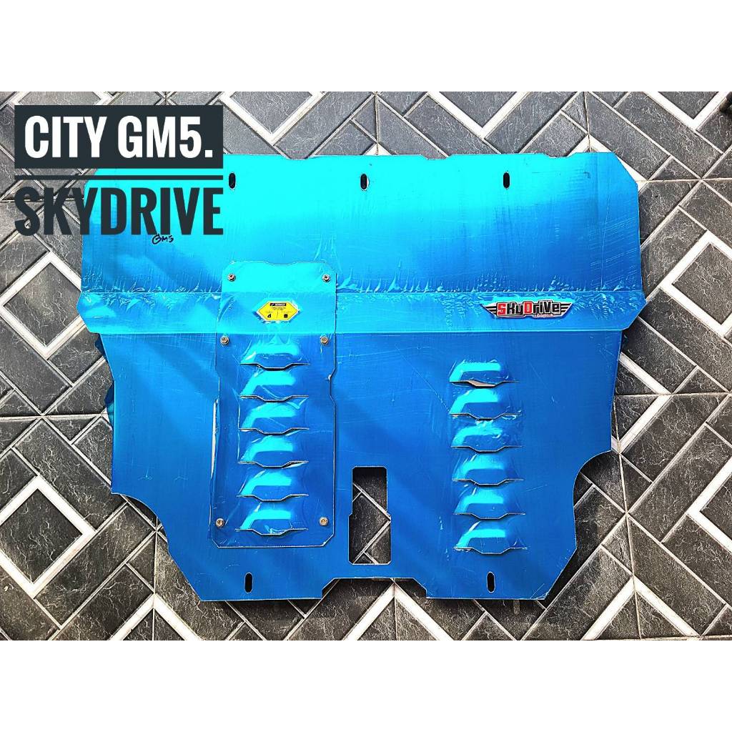 แผ่นใต้เครื่อง Sky Drive CITY ปี2008-2013(GM5)<แถมฟรี>ที่ขันน็อตรีเวท แผ่นใต้ท้องรถยนต์ underguard