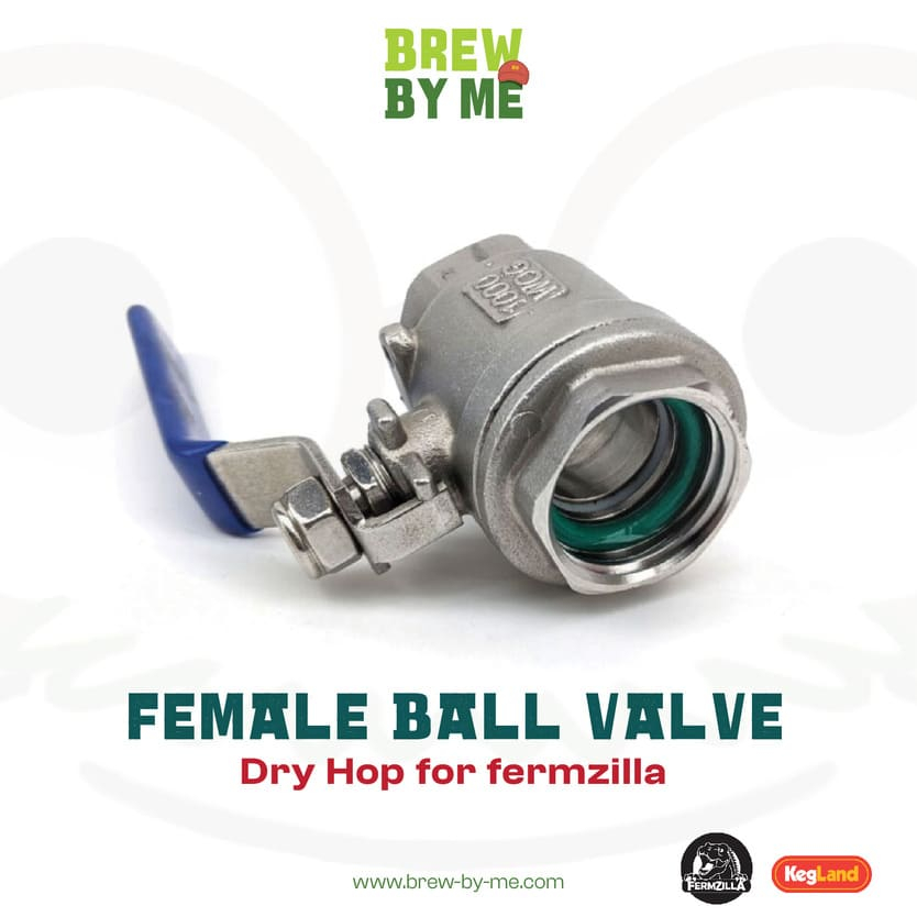 Female Ball Valve – Dry Hop Device for Fermzilla