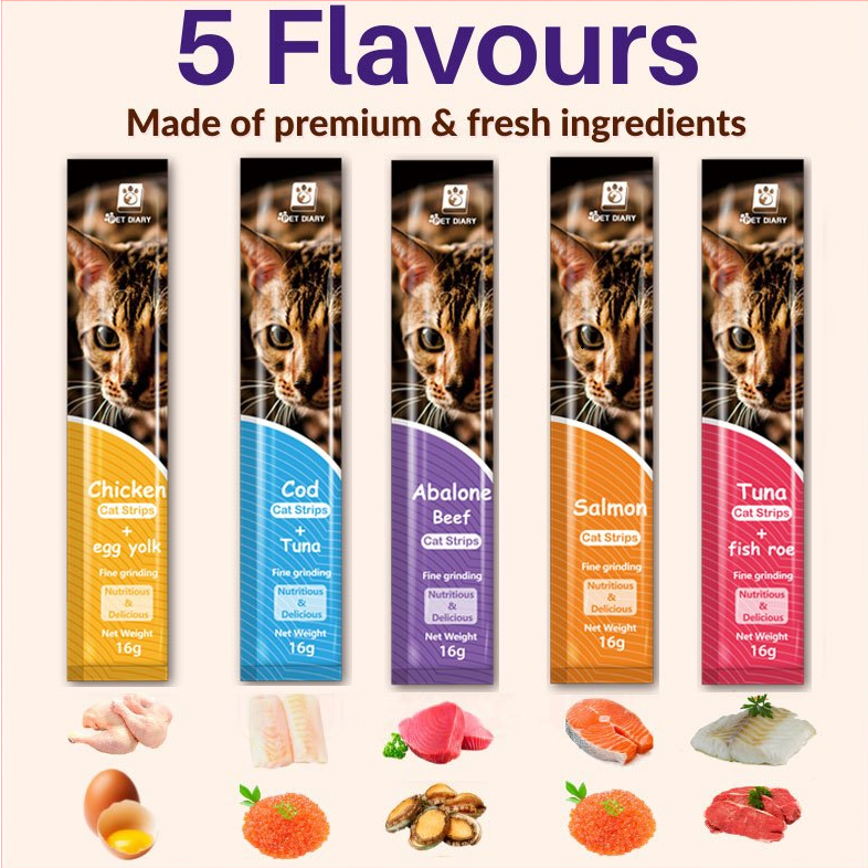 【CAT&DOG】ขนมแมวเลีย อาหารแมว ขนมแมวแมวลูกแมวกับขนมขบเคี้ยวแมว 16 กรัมลูกแมวรสชาติไก่เปียกรสชาติเนื้อวัวรสปลารสแซลมอน - รูปที่ 6