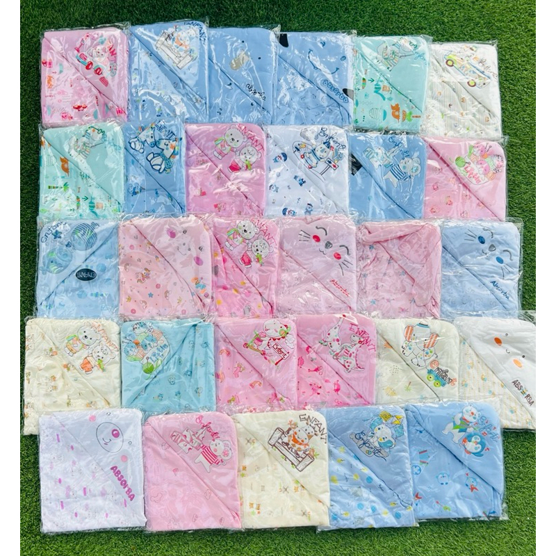 ผ้าห่อตัว คอตตอนทอ 2ชั้น อย่างดี Enfant,Little Wacoal,Absorba