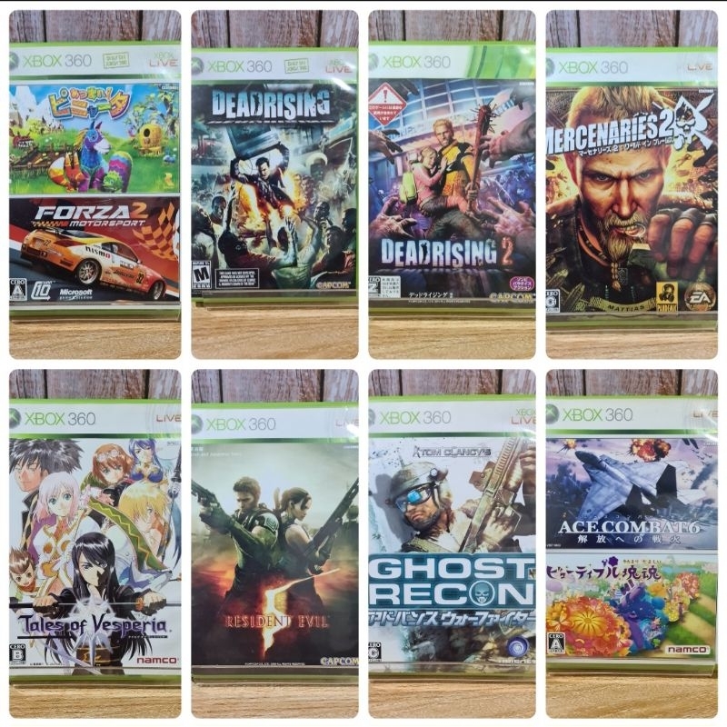 แผ่นเกม Xbox 360 Zone ntscj เข้ามาใหม่ 8 แผ่น