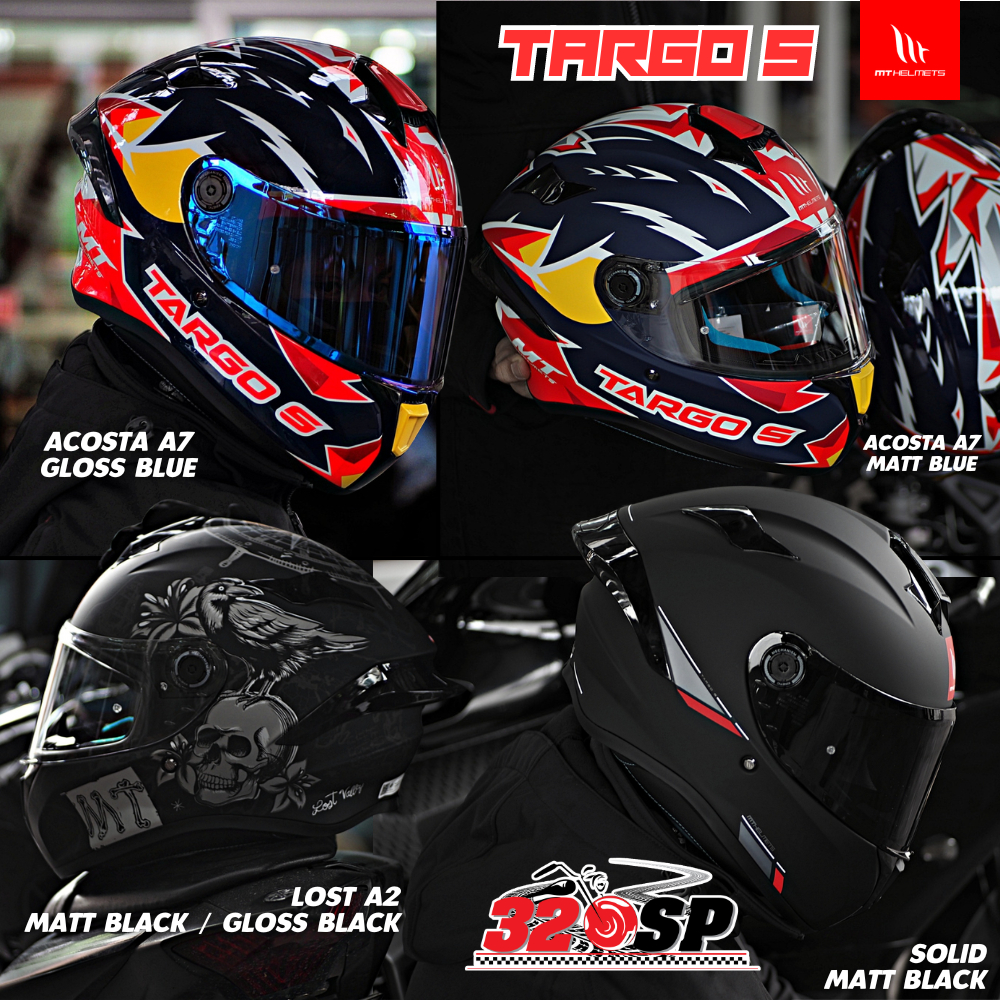 หมวกกันน็อค MT TARGO S ปี 2024 NEW !!320SP