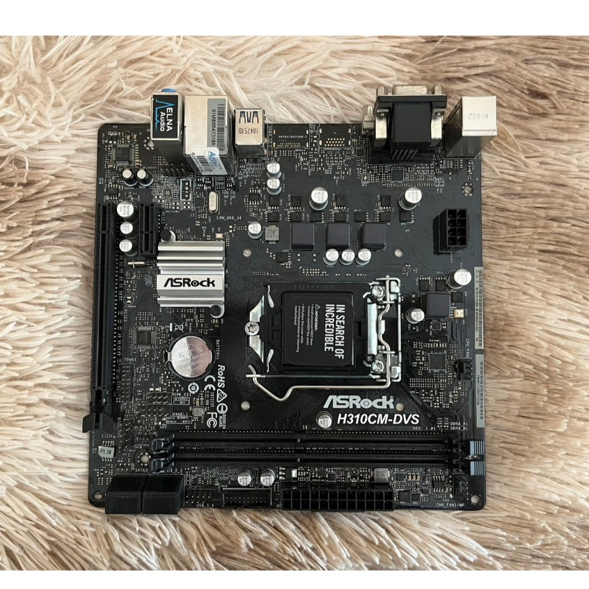 MAINBOARD (เมนบอร์ด) 1151V2  ASROCK H310CM-DVS