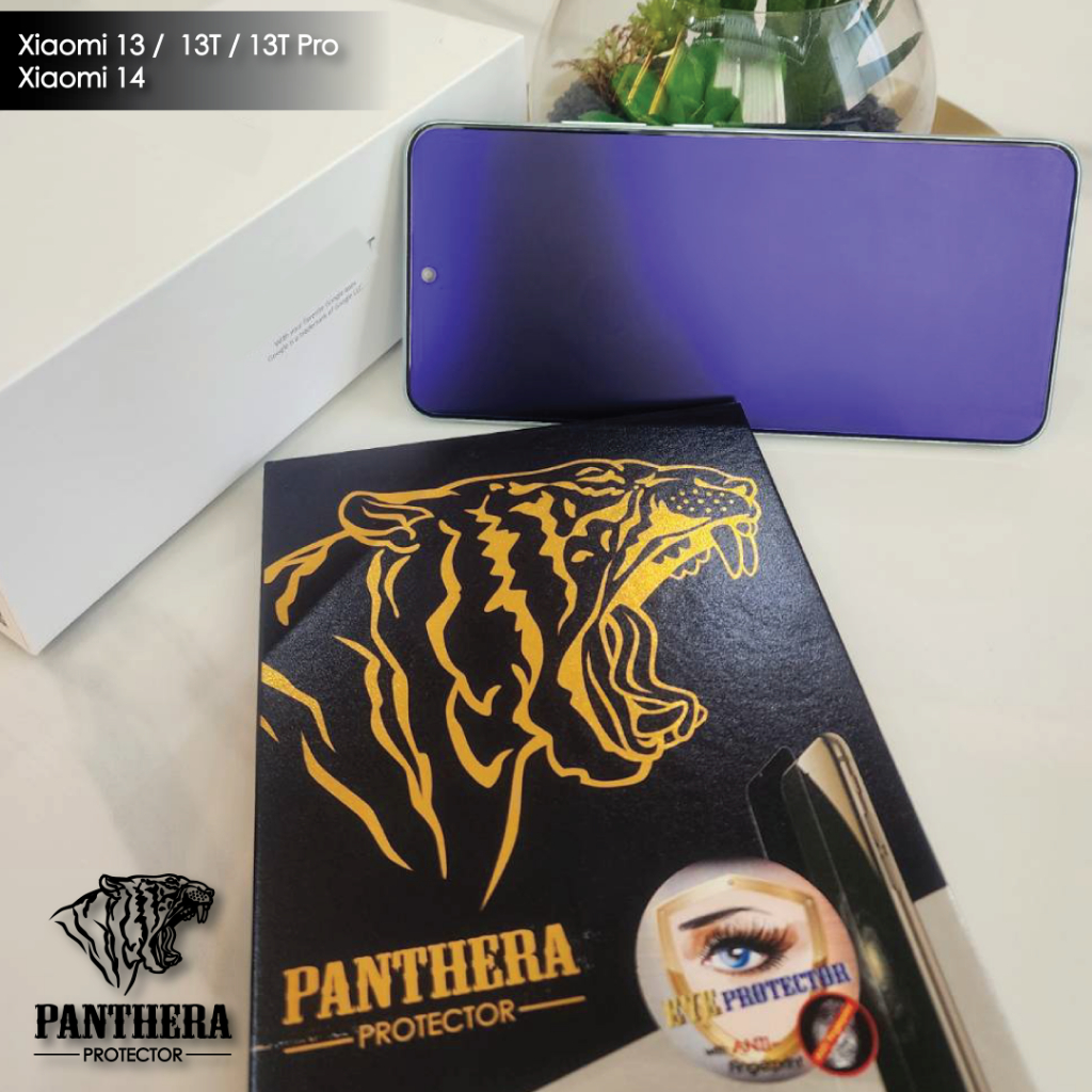 ฟิล์มกระจก ใช้กับ Xiaomi รุ่น Mi 13 / Mi 13T / Mi 13T Pro PANTHERA PROTECTOR