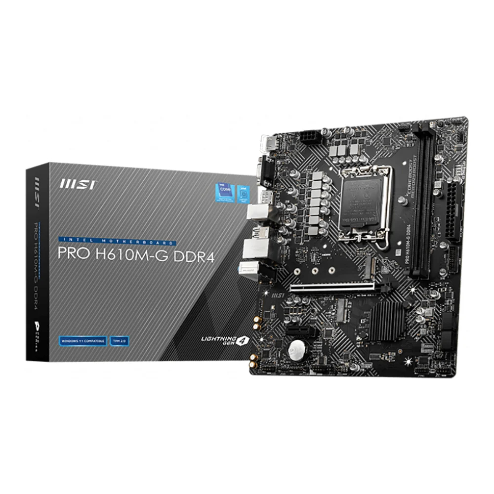 MAINBOARD MSI PRO H610M-G DDR4 (1700) (มือ2สภาพดีเยียม) มีประกัน