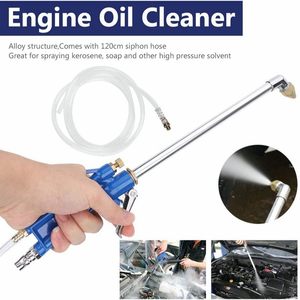 Air Blow Gun Air Engine Cleaning Gun Kit Cleaning Degreaser Pneumatic Tool With 1m Hose