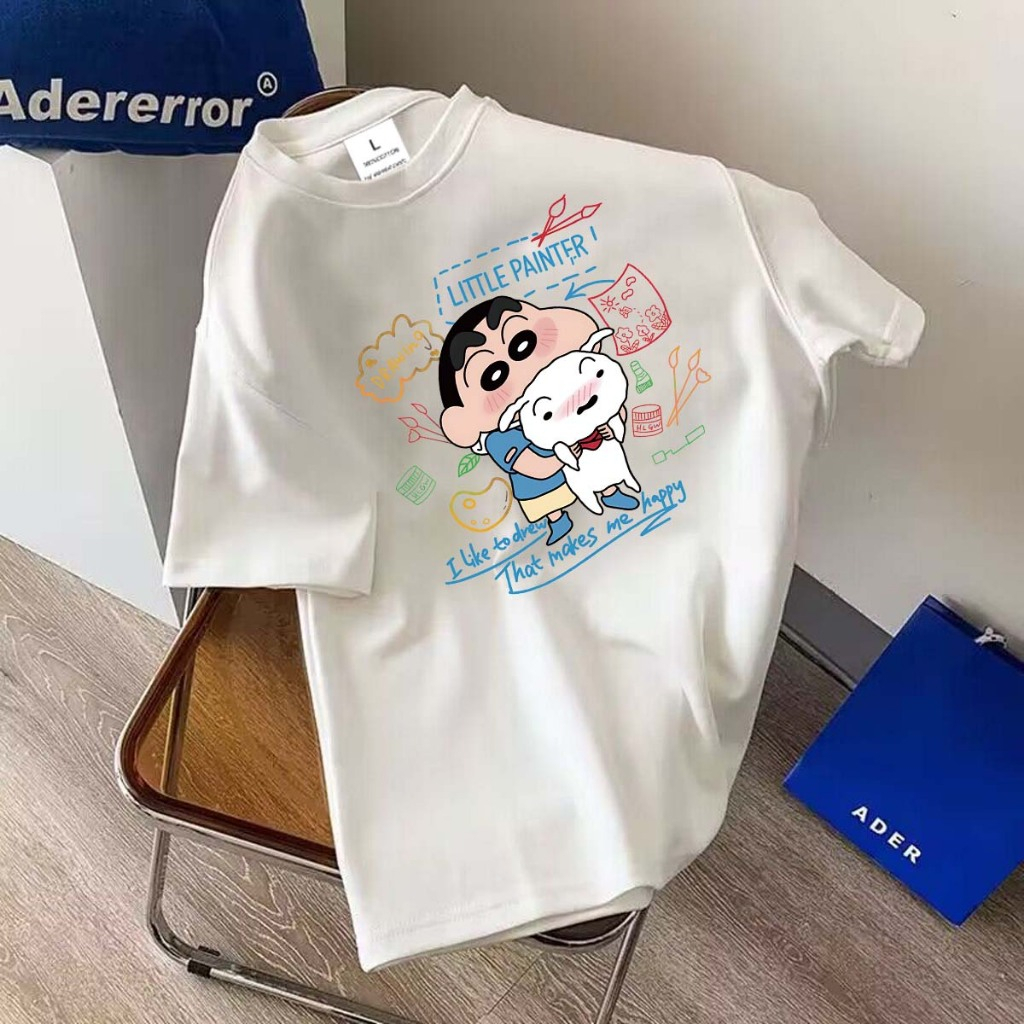 BK-869-SHORT เสื้อยืดแขนสั้น ลายสกรีนน่ารัก สีสดใสน่ารัก ขายดีตามเทรนต์ ใส่ได้ทั้งหญิงและชาย