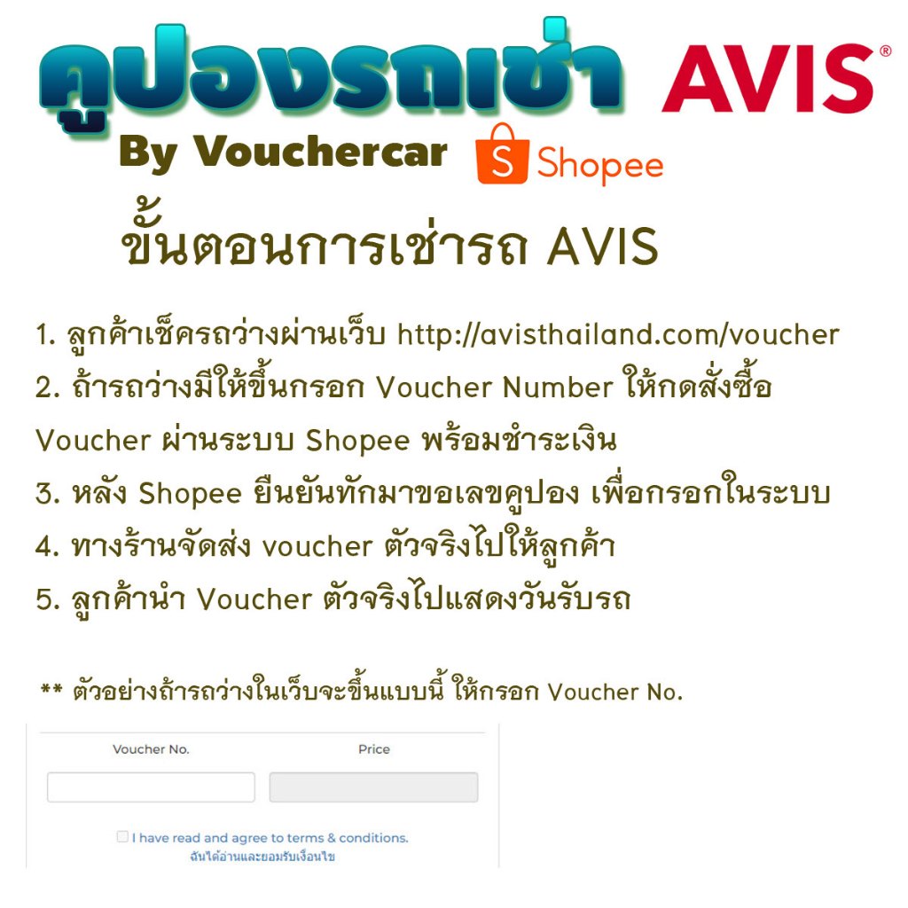 ถูกกว่างานท่องเที่ยว!!! คูปองรถเช่ารวม AVIS/BUDGET/HERTZ ประกัน Deduct(ยังไม่รวมประกันภัย)