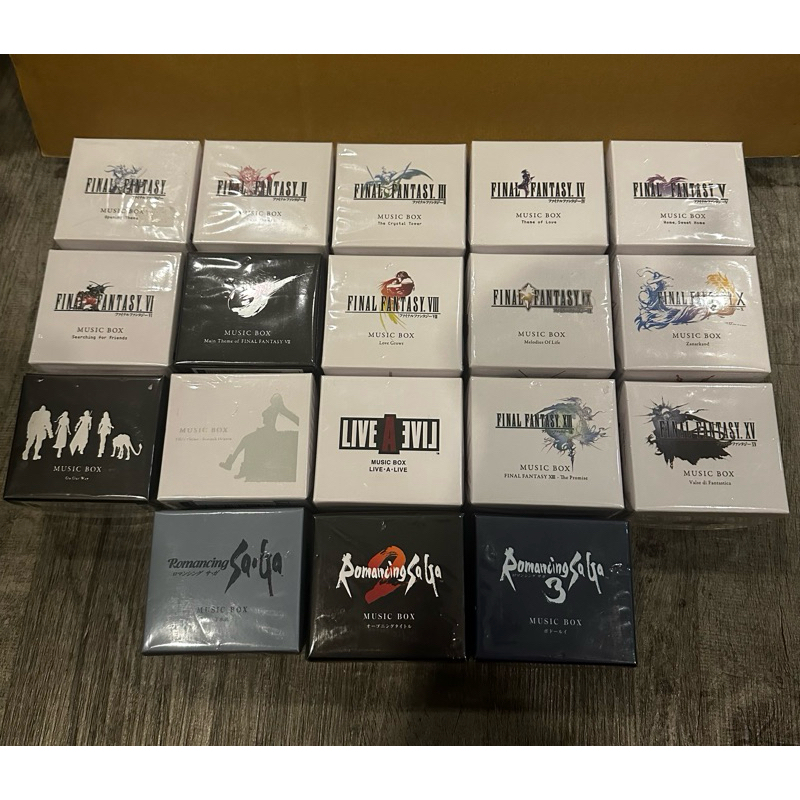 [NEW!!Aerith theme]FINAL FANTASY MUSIC BOX LoT JAPAN (กล่องดนตรี final fantasy) Square Enix