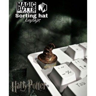 [ปุ่มคีย์บอร์ด] Keycaps | Sorting hat หมวกคัดสรร Harry Potte…