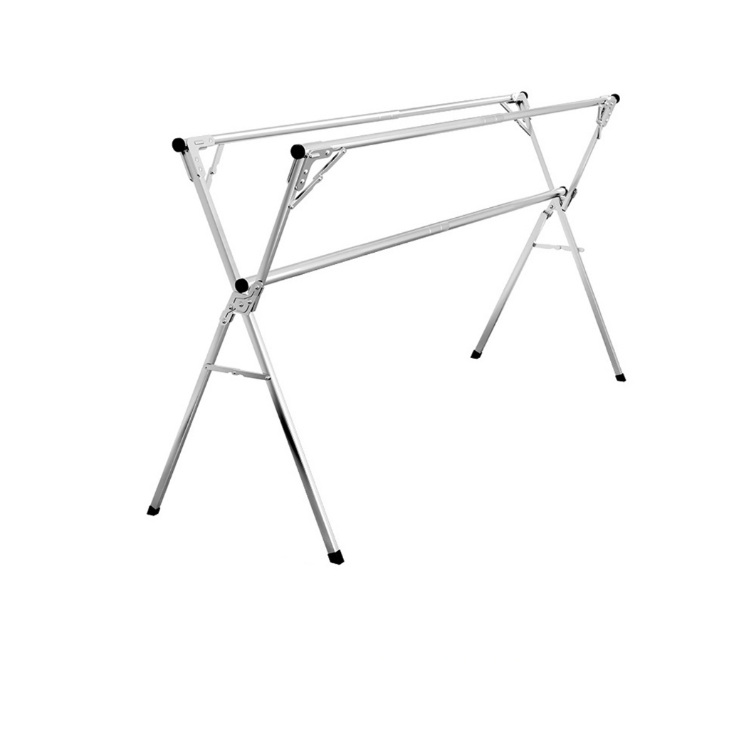 UNITBOMB ราวตากผ้าสแตนเลส แข็งแรง พับเก็บง่าย รูปทรงตัว X จัดเก็บสะดวกแข็งแรง ทนทาน