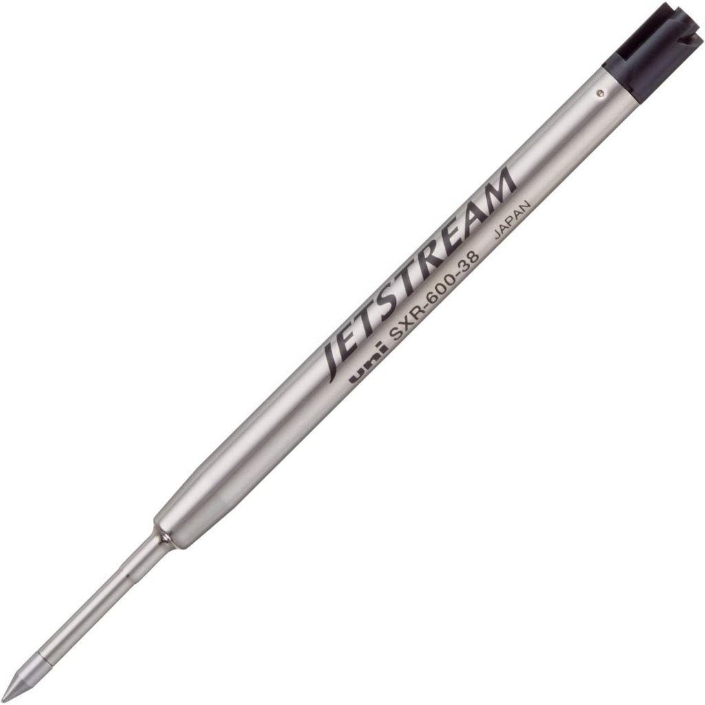 ไส้ปากกา uni Jetstream SXR-600 Ballpoint Refill ขนาด 0.5/0.38 mm หมึกสีดำ ไส้ประเภทG2 (สำหรับ Jetstream Prime ระบบหมุน)