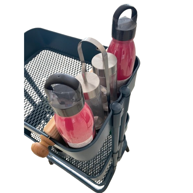 IKEA RASKOG แผ่นไม้ HOGSMA NORRÅVA วางเพิ่มพื้นที่  ชั้นมีล้อ ไม้สนประสาน  42x31 ซม.