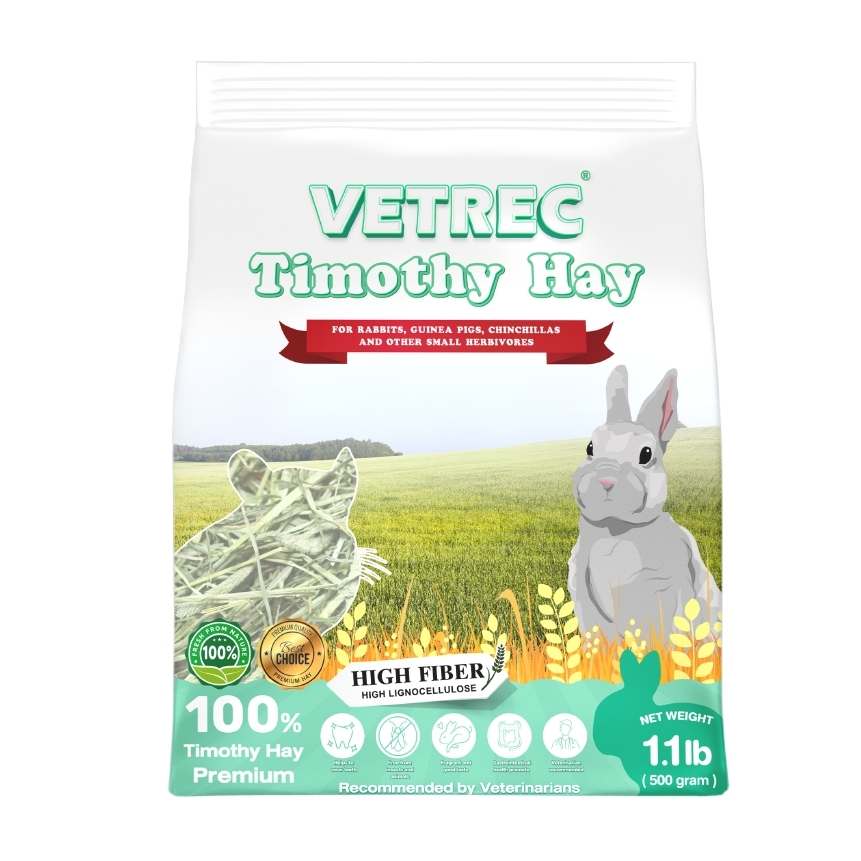 TIMOTHY HAY หญ้าทิโมธีเกรดพรีเมี่ยม 500 กรัม
