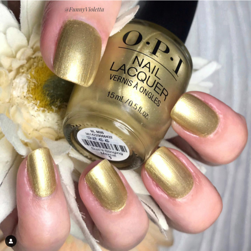 OPI  - Suzi's Slinging Mezcal สีทองอ่อน แกรนมาก ของมันต้องมีค่ะ แท้ 💯%