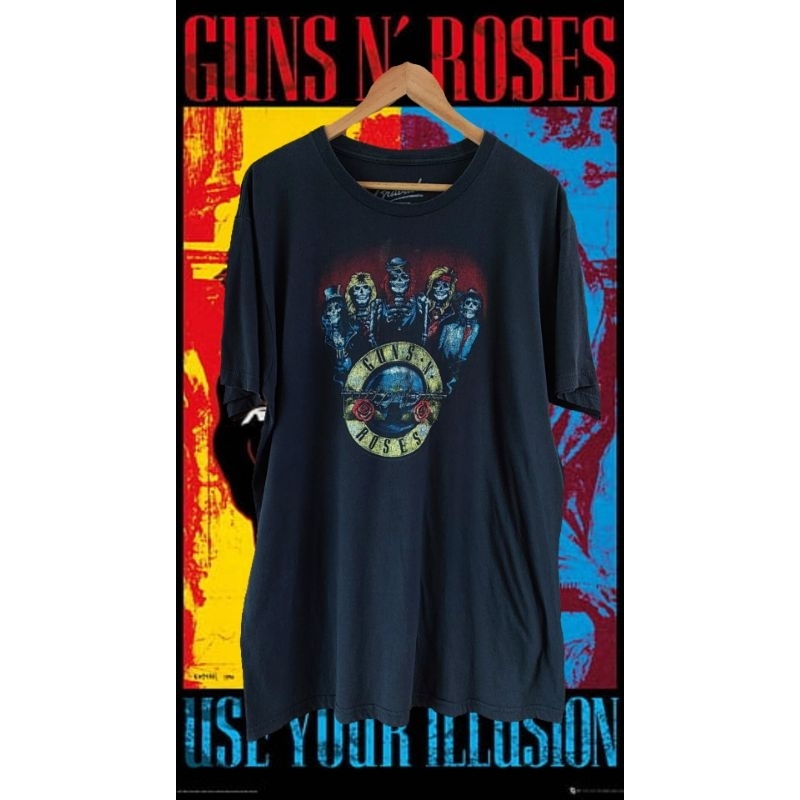 เสื้อวง Guns N Roses T Shirt 2007s'