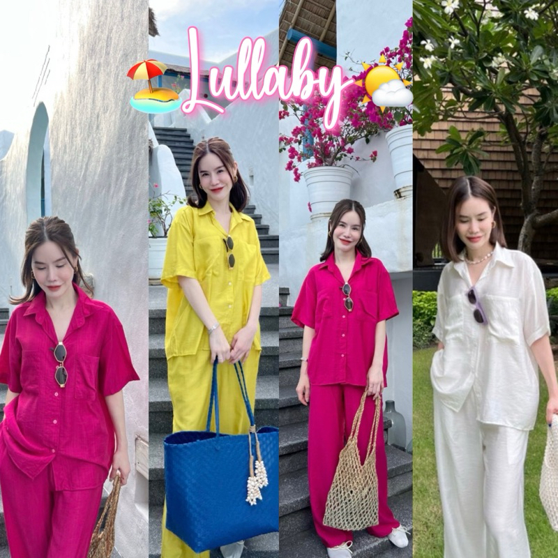 ชุดเซ็ต แขนสั้นเบสิค CHIC SET งานกระเป๋าหน้า มีหลายสี รุ่นนี้ให้ลุคเรียบ ดูดี