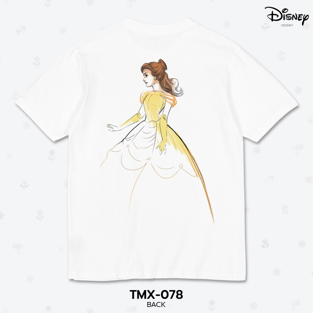 Power 7 Shop เสื้อยืดการ์ตูน "Beauty and the Beast" ลิขสิทธ์แท้ DISNEY(TMX-078) — صورة 3