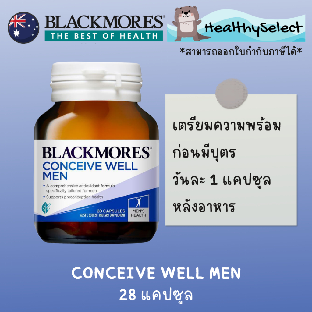 Blackmores Conceive Well Men Energy Support Vitamin 28 Tablets